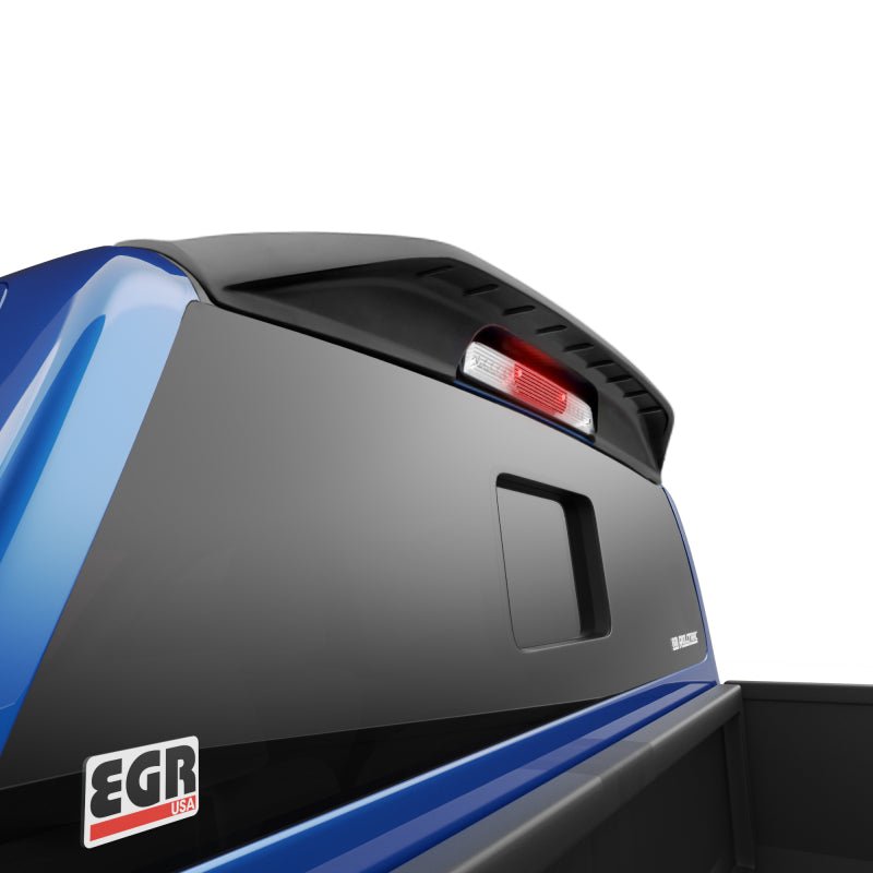 EGREGR 19 - 20 Ford Ranger Super Crew Rear Cab Truck Spoiler - Matte Black