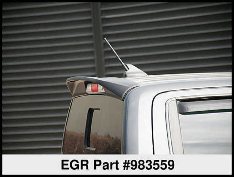 EGREGR 19 - 20 Ford Ranger Super Crew Rear Cab Truck Spoiler - Matte Black