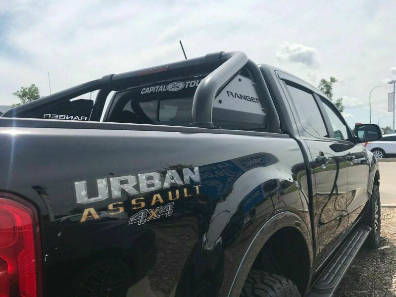 EGREGR 2019+ Ford Ranger Black Powder Coat S - Series Sports Bar (w/o Side Plates)