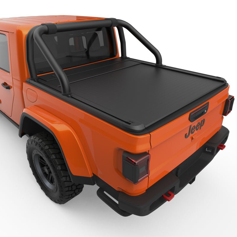 EGREGR 20 - 22 Jeep Gladiator RollTrac S - Series Black Powder Coated Sports Bar Jeep Gladiator