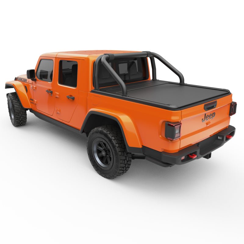 EGREGR 20 - 22 Jeep Gladiator RollTrac S - Series Black Powder Coated Sports Bar Jeep Gladiator