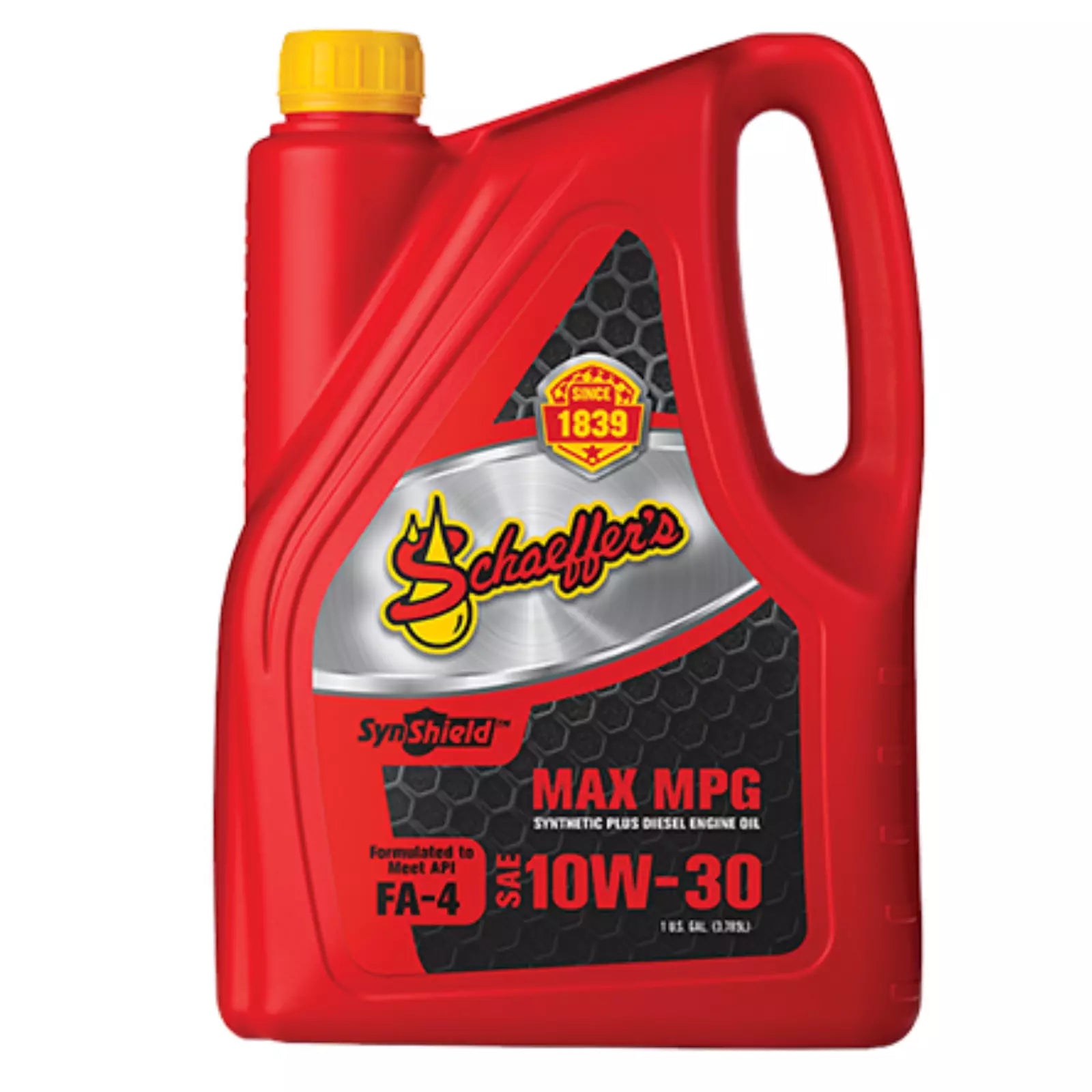 Schaeffer's FA-4 Max MPG 10W-30 Synthetic Plus Diesel Engine Oil | (6) 1 Gallon Bottles