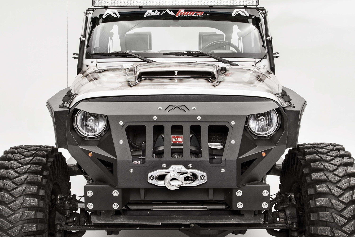 Fab FoursFab Fours GR1000 - 1 Grumper Grill/Front Bumper Fits 07 - 18 Wrangler (JK)