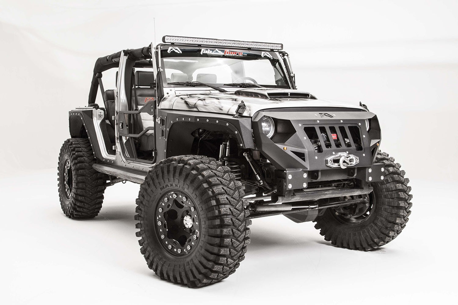 Fab FoursFab Fours GR1000 - 1 Grumper Grill/Front Bumper Fits 07 - 18 Wrangler (JK)