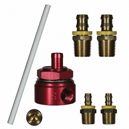 FASSFASS Diesel Fuel 5/8 Suction Tube Kit With Bulkhead Fitting