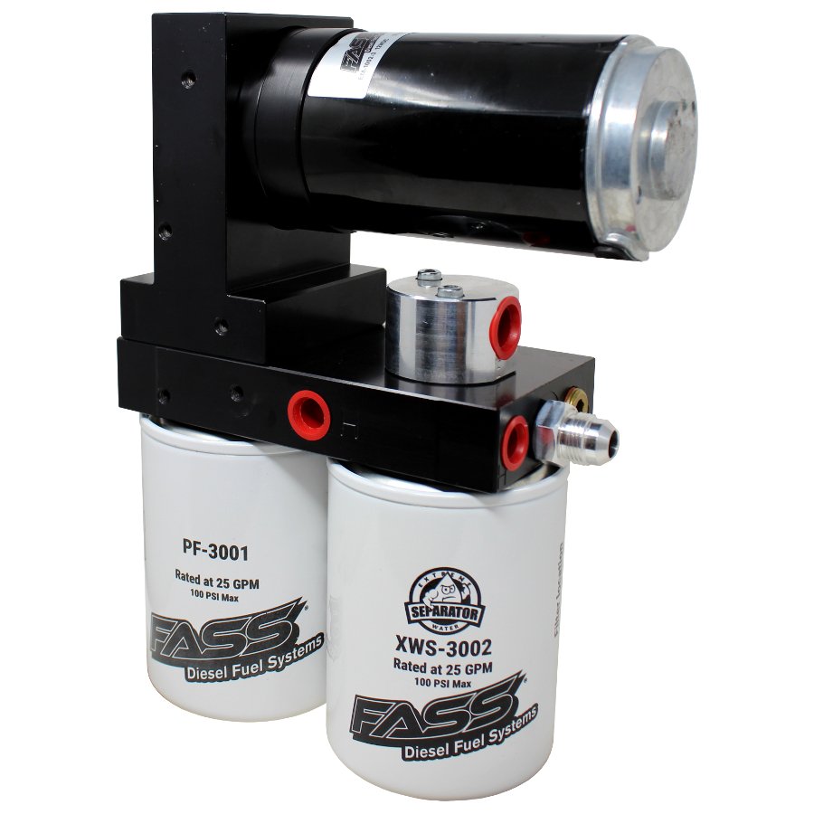 FASSFASS Titanium Signature Series Diesel Fuel Lift Pump 220GPH Fits 1999 - 2007 Ford 7.3L 6.0L Powerstroke