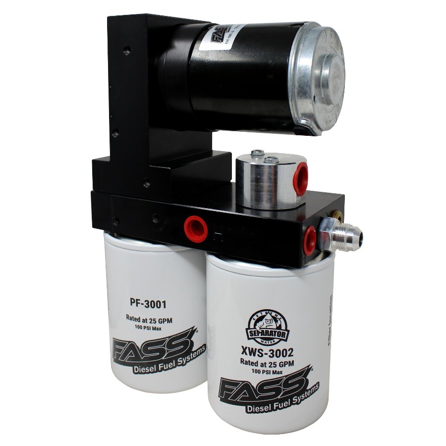 FASSFASS Titanium Signature Series Diesel Fuel Lift Pump 165GPH Fits 2008 - 2010 Ford 6.4L Powerstroke