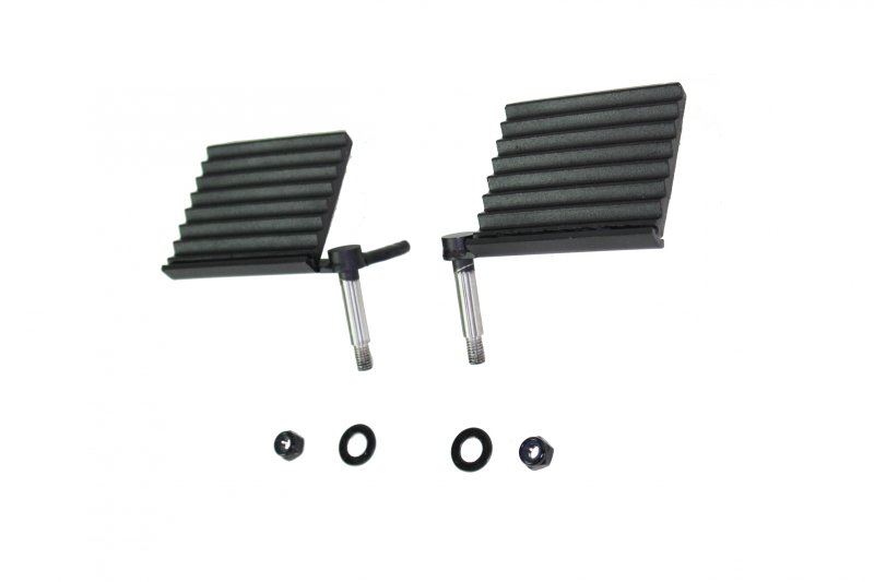 Fishbone OffroadFishbone Offroad 76 - 06 Jeep CJ YJ TJ Wrangler Foot Peg Set Gloss - Black