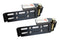 Fishbone OffroadFishbone Offroad 2007+ Jeep Wrangler/Gladiator Steel - Black Foot Peg Set