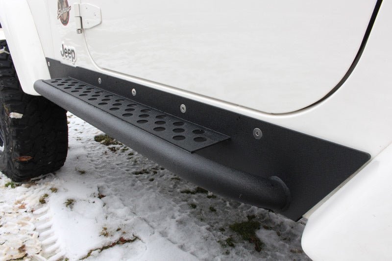 Fishbone OffroadFishbone Offroad 97 - 06 Jeep Wrangler TJ Steel Rock Slider - Black Textured Powdercoat
