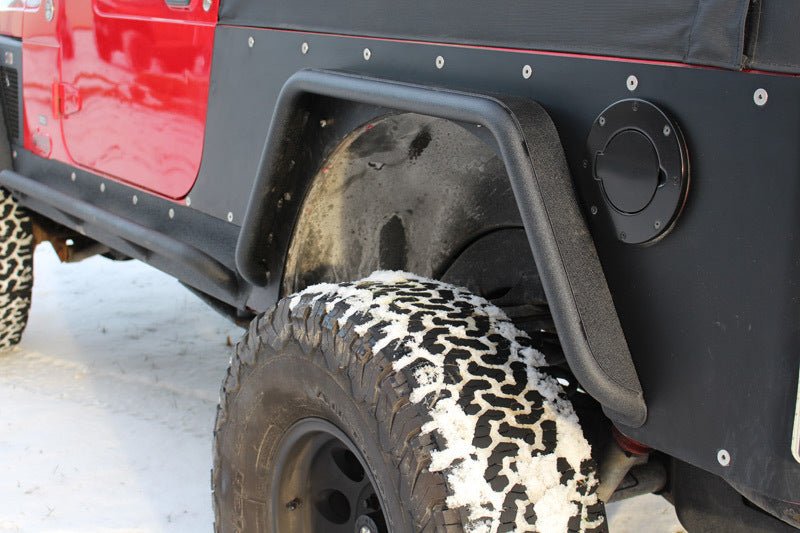Fishbone OffroadFishbone Offroad 97 - 06 Jeep Wrangler TJ Steel Tube Fenders Rear 3In Flare - Blk Textured Powdercoat