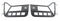 Fishbone OffroadFishbone Offroad 97 - 06 Jeep Wrangler TJ Front Tube Doors - Black Textured Powdercoat Steel