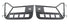 Fishbone OffroadFishbone Offroad 97 - 06 Jeep Wrangler TJ Front Tube Doors - Black Textured Powdercoat Steel