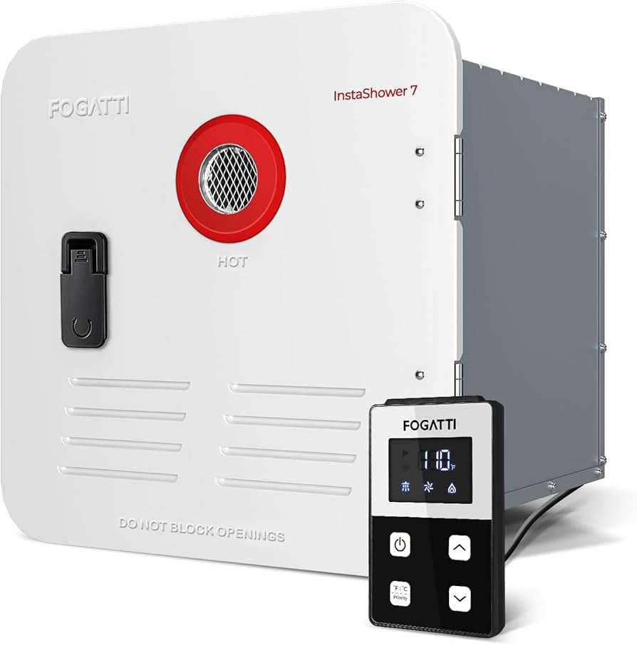 FogattiFogatti RV Tankless Water Heater 48000BTU Instashower 7 - Door Extra