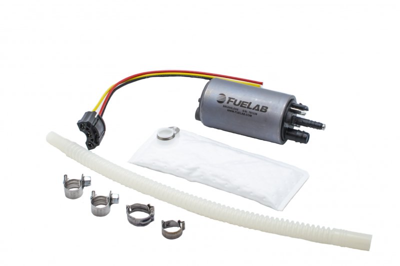 FuelabFuelab 496 In - Tank Brushless Fuel Pump w/9mm Barb & 6mm Barb Siphon - 500 LPH
