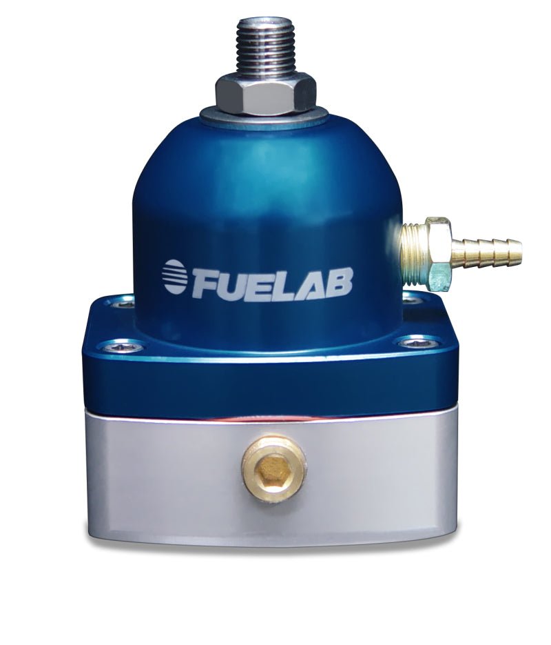 FuelabFuelab 515 EFI Adjustable FPR 25 - 90 PSI (2) - 6AN In (1) - 6AN Return - Blue