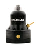 FuelabFuelab 565 EFI Adjustable FPR 40 - 80 PSI (2) - 10AN In (1) - 10AN Return Max Flow Bypass - Black