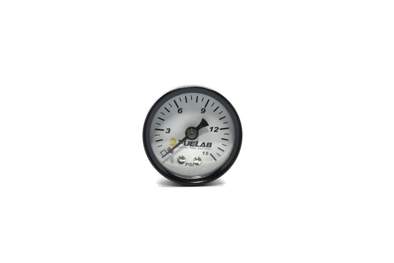 FuelabFuelab 1.5in Carb Fuel Pressure Gauge - Range 0 - 15 PSI