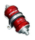 FuelabFuelab 818 In - Line Fuel Filter Standard - 6AN In/Out 10 Micron Fabric - Red