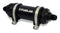 FuelabFuelab 828 In - Line Fuel Filter Long - 10AN In/Out 10 Micron Fabric - Black