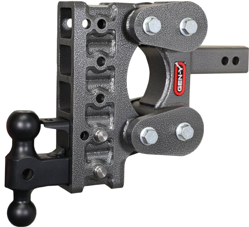 GEN - Y HitchGen - Y The Boss Torsion - Flex 2in Shank 7.5in Drop 16K Hitch w/GH - 051 Dual - Ball/GH - 032 Pintle Lock
