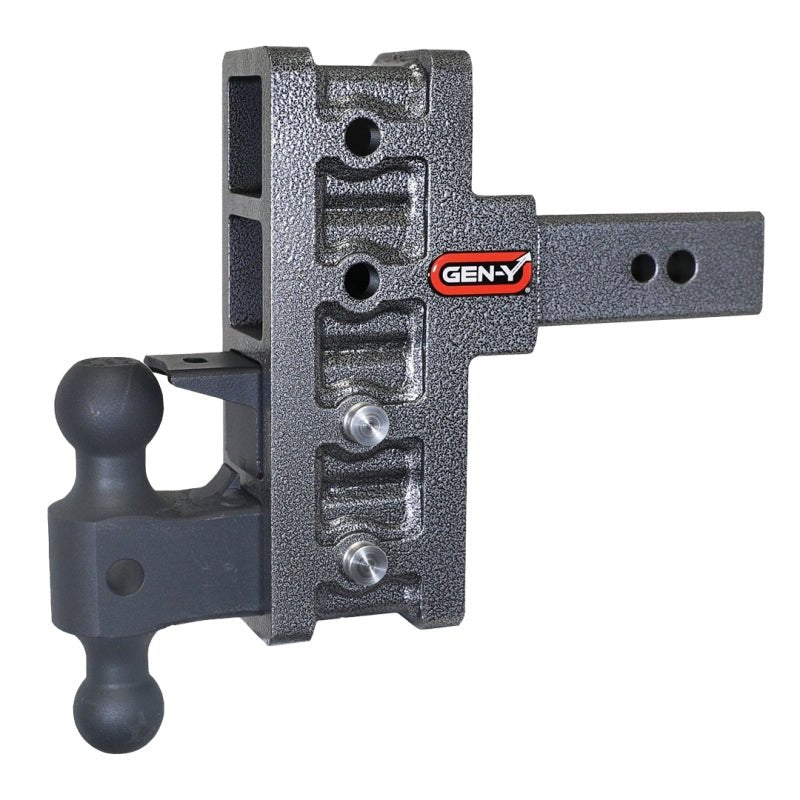 GEN - Y HitchGen - Y Mega Duty 2.5in Shank 6in Offset Drop 32K Hitch w/GH - 0161 Dual - Ball/GH - 0162 Pintle Lock