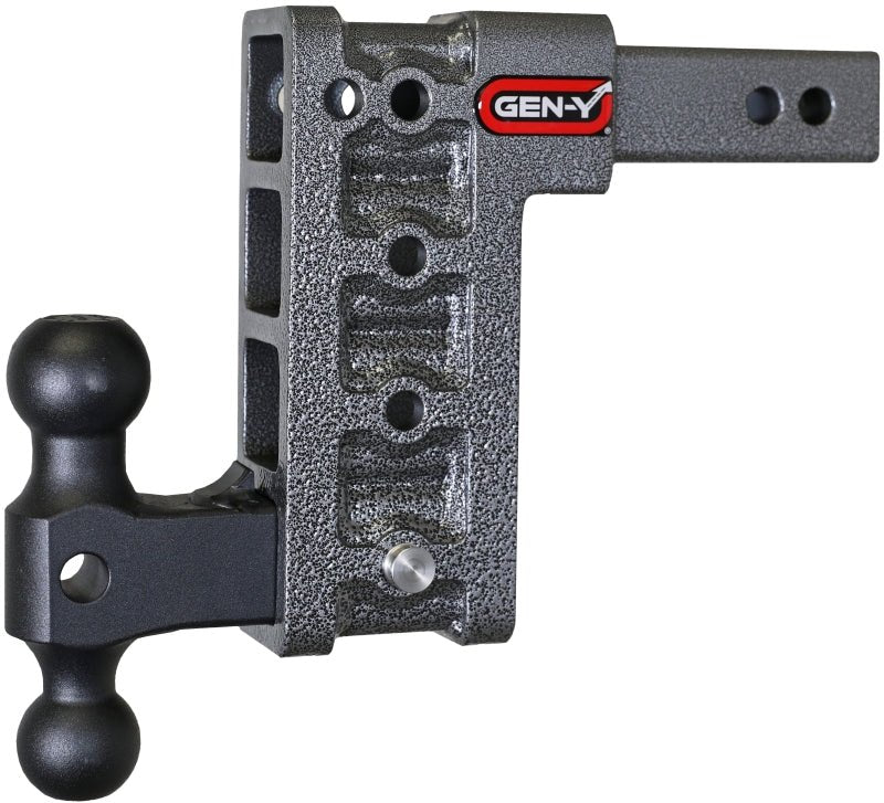 GEN - Y HitchGen - Y Mega Duty 2in Shank 7.5in Drop 2K TW 16K Hitch w/GH - 051 Dual - Ball