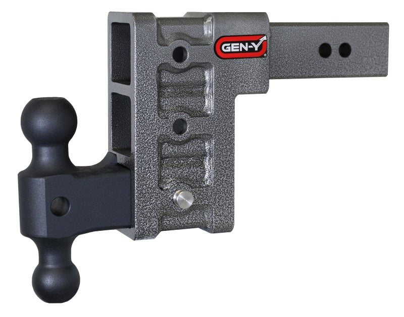 GEN - Y HitchGen - Y Mega Duty 2.5in Shank 6in Drop 3K TW 21K Hitch w/GH - 061 Dual - Ball