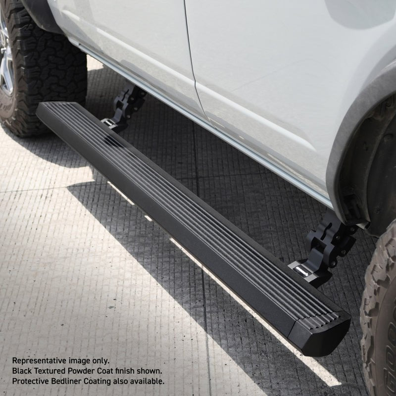 Go RhinoGo Rhino 18 - 23 Jeep Wrangler 2dr E - BOARD E1 Electric Running Board Kit (No Drill) - Tex. Blk