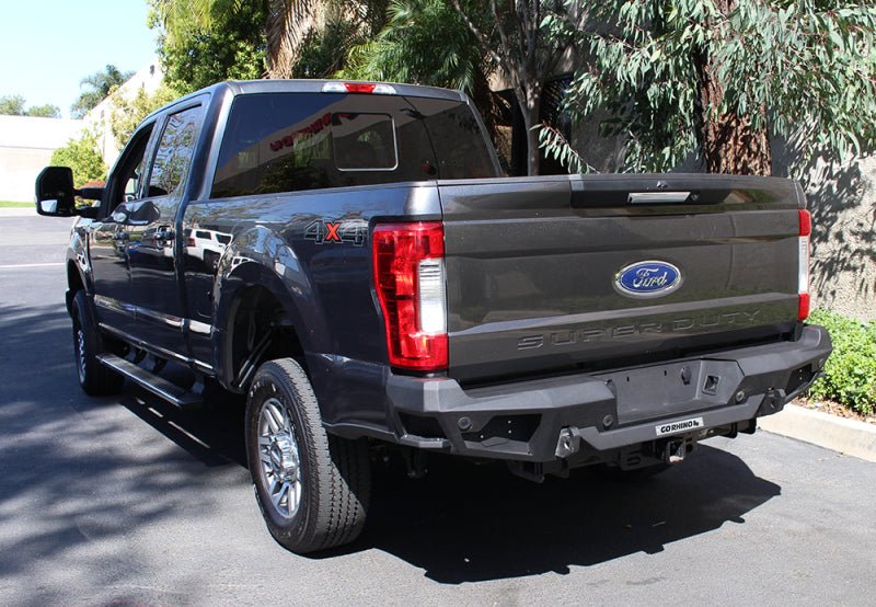 Go RhinoGo Rhino 17 - 19 Ford F - 250/F - 350/F - 450 Super Duty BR20.5 Rear Bumper Replacement