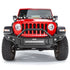 Go RhinoGo Rhino 07 - 20 Jeep Wrangler JL/JLU/JK/JKU/Gladiator JT Rockline Full Width Bumper w/ Overrider
