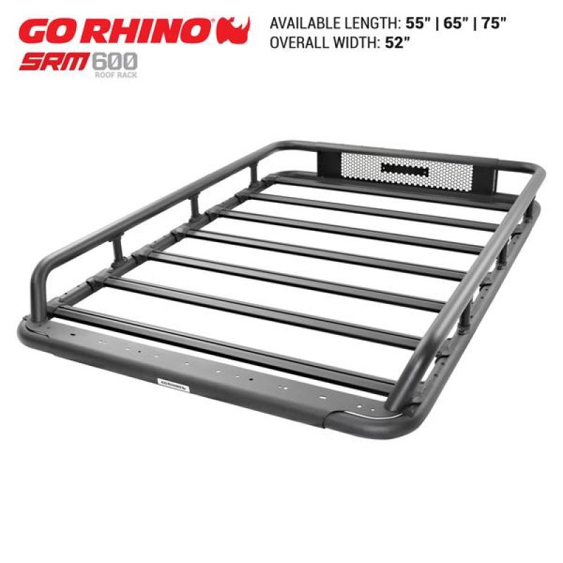 Go RhinoGo Rhino Universal 65in SRM 600 Basket Style Rack - Textured black
