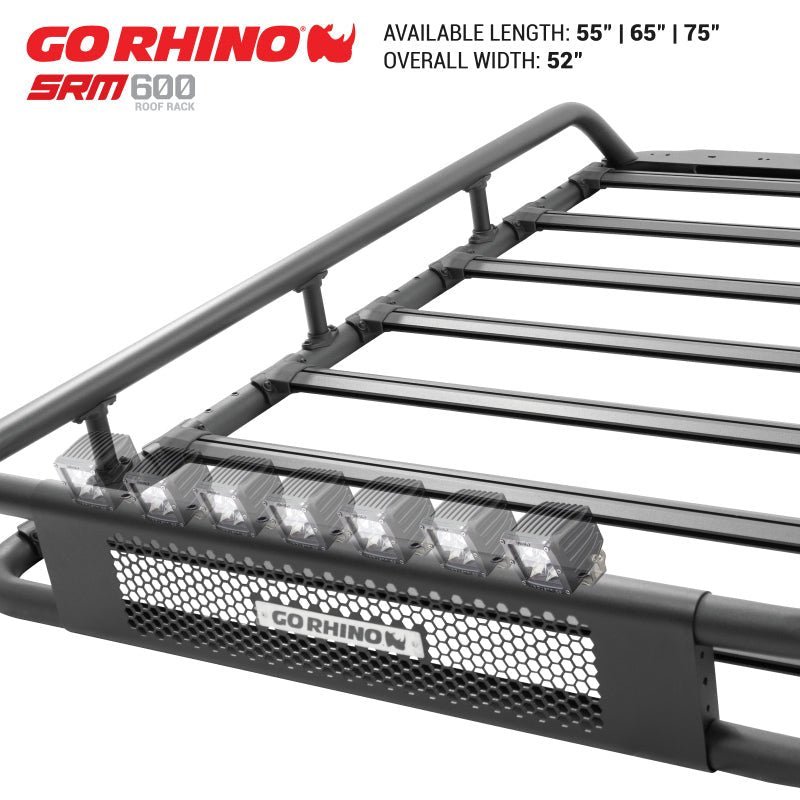 Go RhinoGo Rhino Universal 65in SRM 600 Basket Style Rack - Textured black