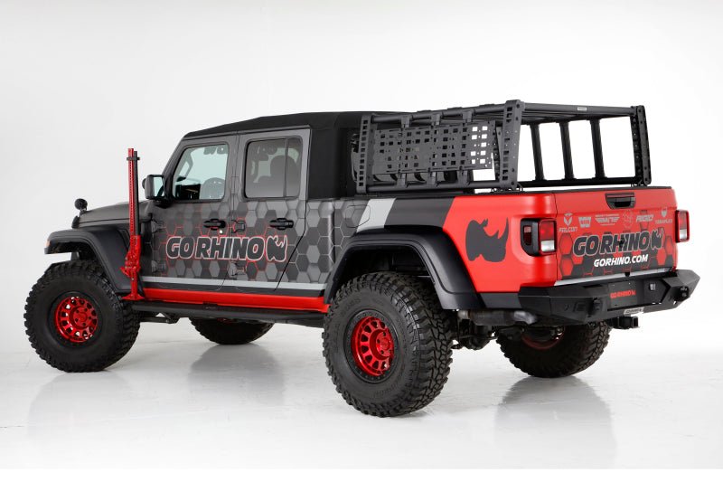 Go RhinoGo Rhino 19 - 21 Jeep Gladiator XRS Overland Xtreme Rack - Box 2 (Req. gor5950000T - 01)