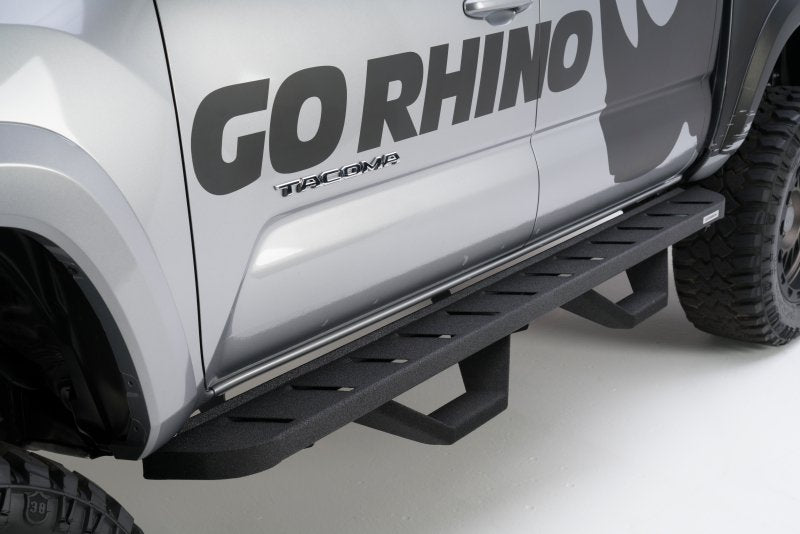 Go RhinoGo Rhino 14 - 19 Chevy 1500 LD (Classic) RB10 Complete Kit w/RB10 + Brkts + 2 RB10 Drop Steps