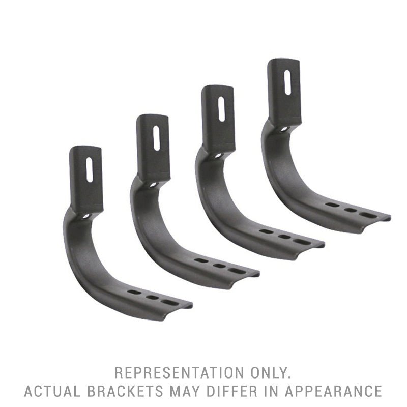 Go RhinoGo Rhino 19 - 20 Chevrolet Silverado 1500 Brackets for OE Xtreme Cab Length SideSteps