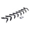 Go RhinoGo Rhino 15 - 22 GMC Canyon Crew Cab 4DR Mounting Brackets(V - Series V3/RB10 Slim/RB20 Slim) - Tex. Blk