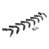 Go RhinoGo Rhino 15 - 22 GMC Canyon Crew Cab 4DR Mounting Brackets(V - Series V3/RB10 Slim/RB20 Slim) - Tex. Blk