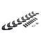 Go RhinoGo Rhino 14 - 22 Toyota 4Runner 4DR Mounting Brackets (For V - Series V3/RB10 Slim/RB20 Slim) - Tex. Blk