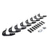 Go RhinoGo Rhino 14 - 22 Toyota 4Runner 4DR Mounting Brackets (For V - Series V3/RB10 Slim/RB20 Slim) - Tex. Blk