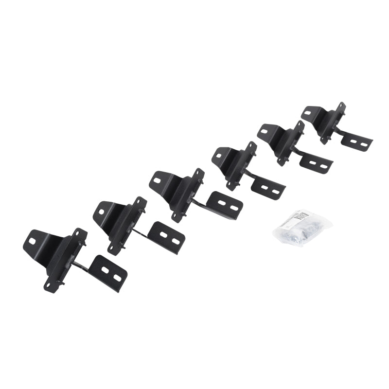 Go RhinoGo Rhino 18 - 20 Jeep Wrangler JLU Brackets for RB Running Boards