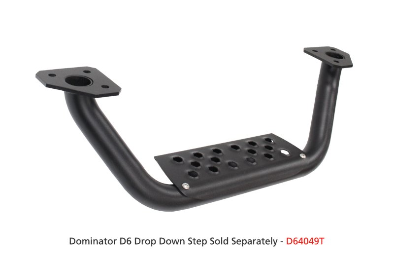 Go RhinoGo Rhino 19 - 20 Chevy 1500 Dominator Extreme D6 SideSteps Complete Kit w/SideStep + Brkts