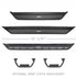 Go RhinoGo Rhino Dominator Extreme D6 SideSteps - Tex Blk - 4in Drop Down Steps (Pair)
