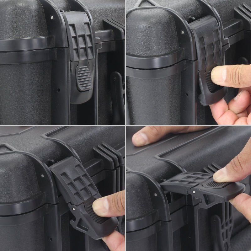 Go RhinoGo Rhino XVenture Gear Hard Case - Large 20in. / Lockable / IP67 / Automatic Air Valve - Tex. Black