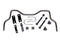 HellwigChevrolet, GMC (4WD/RWD) Suspension Stabilizer Bar Kit