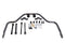 Hellwig13 - 16 Ford F - 350 Super Duty (4WD) Suspension Stabilizer Bar Kit