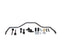 Hellwig97 - 06 Jeep Wrangler Suspension Stabilizer Bar Kit
