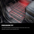 Husky LinersHusky Liners 19 - 24 Jeep Wrangler JL/JLU WeatherBeater Front Row Black Floor Liners