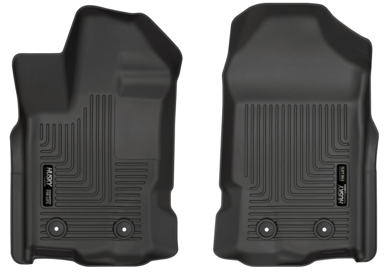 Husky LinersHusky Liners 2019 Ford Ranger SuperCrew Cab & SuperCab WeatherBeater Black Floor Liners