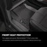 Husky LinersHusky Liners 2019 Chevrolet Silverado 1500 Crew Cab WeatherBeater Black 2nd Row Floor Liners